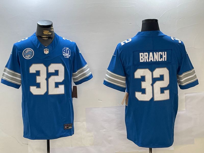 Men Detroit Lions #32 Branch Blue three generations 2024 Nike Limited NFL Jersey style 4->detroit lions->NFL Jersey